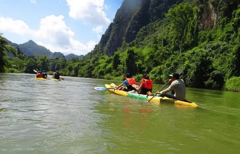 Vang vieng:Zipline,Rafting,Cave Hike,Kayaking,Lagoon 3 - Transportation and Logistics