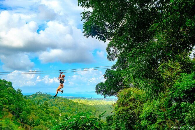 Zipline Ride on Koh Samui - The Course Layout and Experience