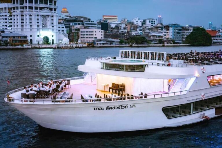 Bangkok: Luxury White Sunset or Dinner Cruise with Beer - Itinerary Breakdown and What to Expect