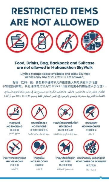 Bangkok: Mahanakhon SkyWalk Observation Deck Entry Ticket - What to Expect at Mahanakhon SkyWalk