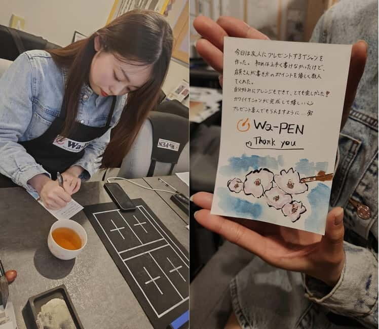 Calligraphy & print your calligraphy on a T-shirt. - The Itinerary Breakdown