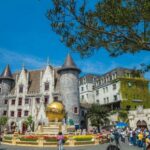 Da Nang: Ba Na Hills and Golden Bridge Cable Car Ticket - Arrival and First Impressions: The French Village and Gardens