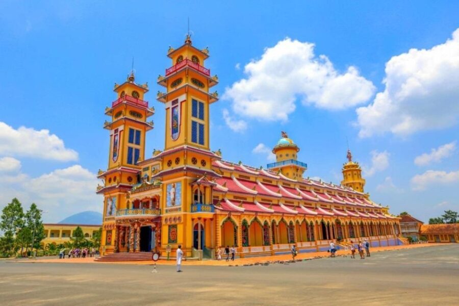 From Ho Chi Minh: Black Virgin Mount And Cao Dai Holy Mass - The Cultural and Spiritual Heart: Cao Dai Holy Mass