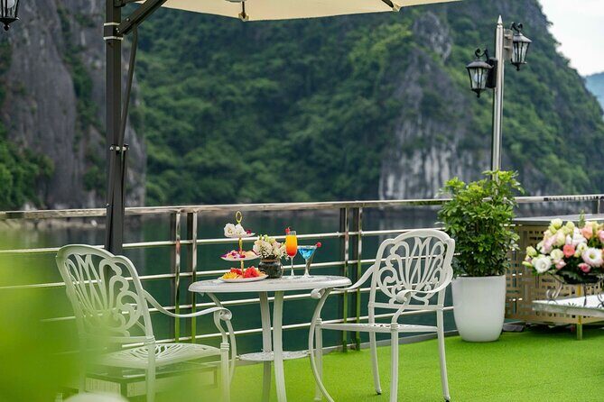 Full day Halong Bay Luxury Cruise - buffet lunch, kayak, swim. - Boarding the Luxurious Cruise Ship at Tuan Chau Marina