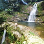 Kuching: Sadir Village Waterfall Trek with Lunch - Reaching the Waterfalls and Wild Swimming