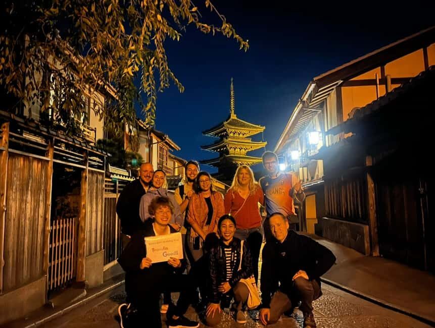 Kyoto: Gion Magical Night Walking Tour with Geisha Trivia - Detailed Breakdown of the Tour