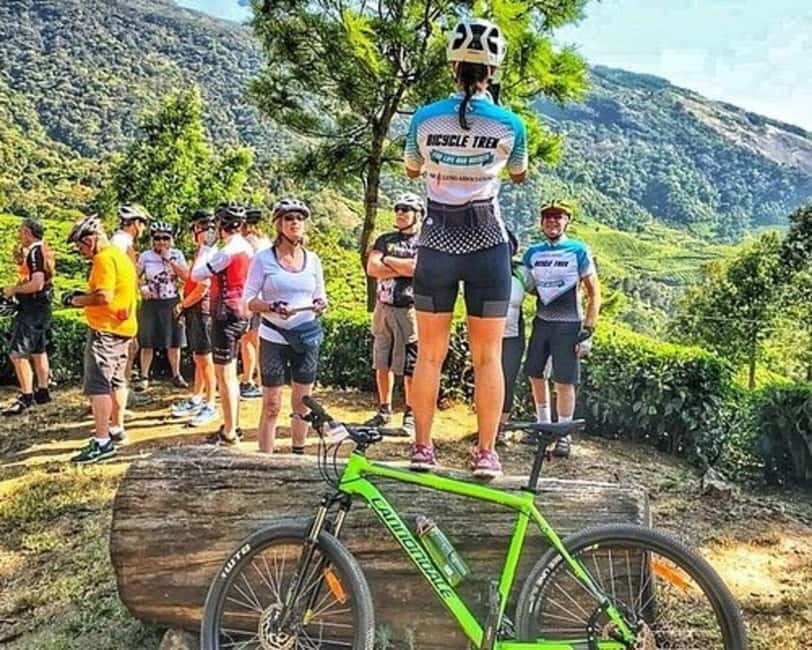 Mountain biking around Tea Trails Tour in Kandy - The Guides and Support