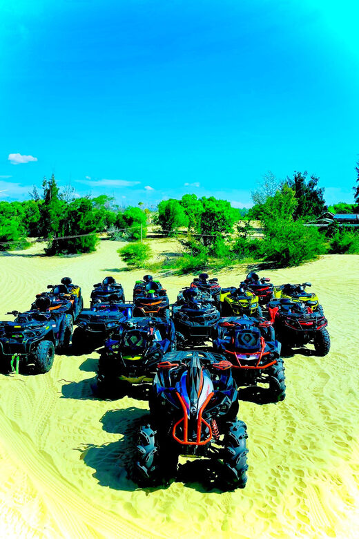 Mui Ne special: Quad Bike ATV drive by yourself+ Jeep &Guide - What to Expect from the Tour