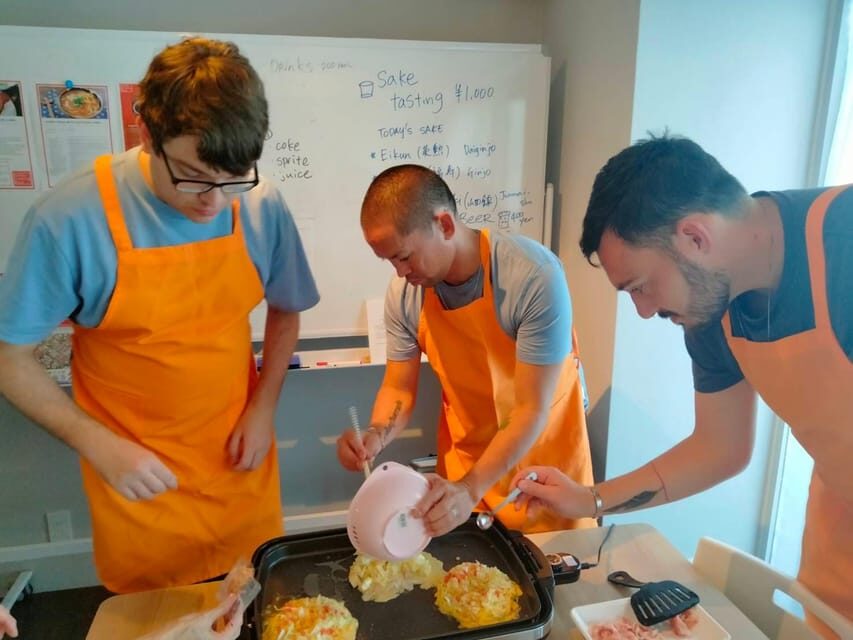 Okonomiyaki or Ramen&Gyoza Class with Local Shop Tour - The Itinerary in Detail