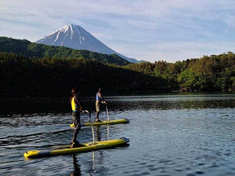 Saiko Lake: Hobie Watersports with Mount Fuji View - The Itinerary: What to Expect