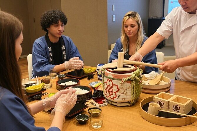 Sushi making Tokyo: 12 Pieces + Sake Ceremony & Whisk Matcha - What You Get & What You Bring