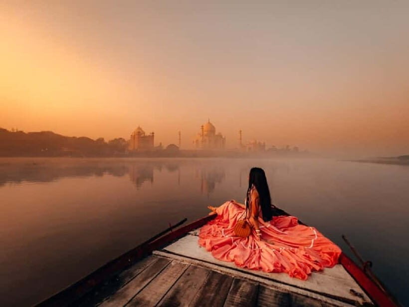 Taj Mahal Back View Yamuna Boat Ride Tour - Detailed Breakdown of the Itinerary