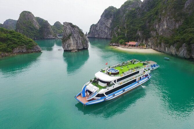 1-Day Ha Long Bay Luxury Cruise: Buffet Lunch, Cave and Island - Activities and Onboard Experiences