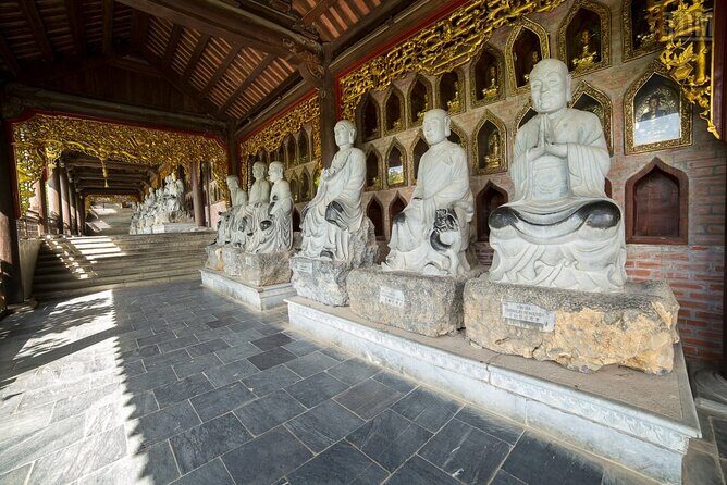 1-day Trip from Ha Noi to Bai Dinh and Trang An - Stop 3: Bai Dinh Pagoda – The Largest in Southeast Asia