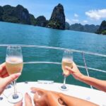 3 hours- sunset tour on romantic Ha Long Bay with a private yacht - Detailed Breakdown of the Itinerary
