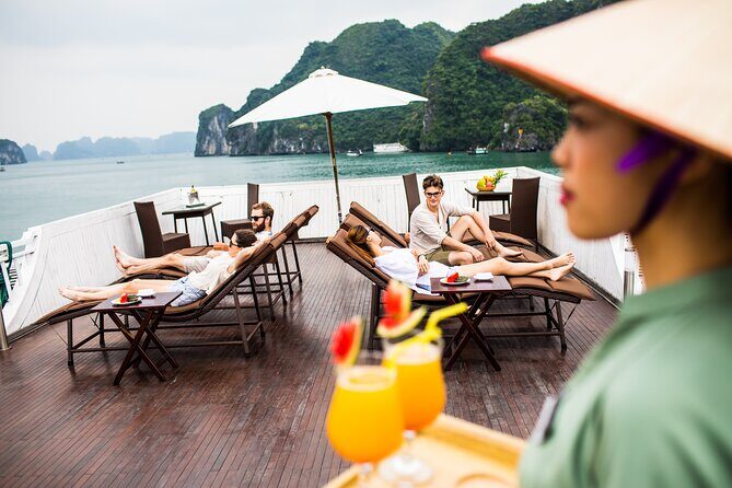 3N2D Private Cruise: Explore Bai Tu Long Bay - Day Two: From Dawn Tai Chi to Hidden Caves