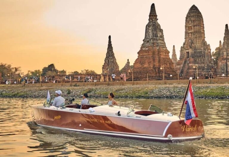 Ayutthaya: Luxury Hacker Craft Boat Cruise Temple sightsee - Why This Tour Offers Great Value