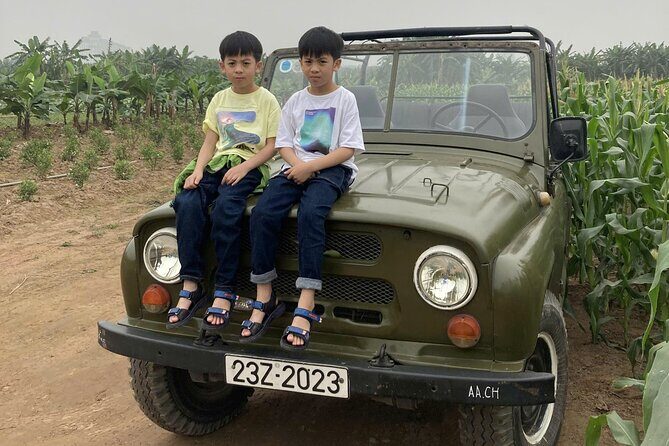 Backstreet Hanoi  Authentic Jeep Exploration - Iconic Landmarks and Sacred Sites