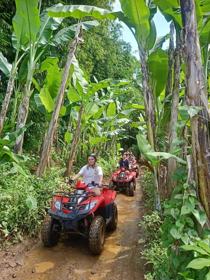 Bali: Gorilla Cave Quad Bike Tour & Cretya Infinity Pool - Waterfalls and Jungle Exploration