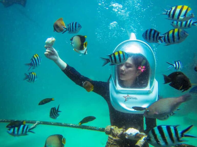 Bali: Sea Walker Watersport Nusa Dua With Hotel Transfer - The Itinerary in Detail