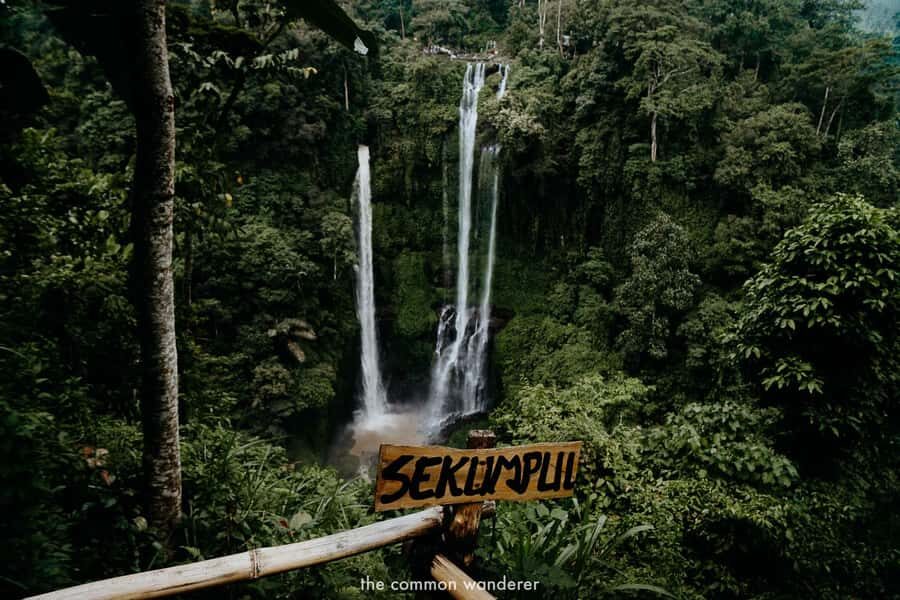 Bali: Sekumpul Waterfalls and Ulundanu Beratan Temple - Water Activities and Cliffs