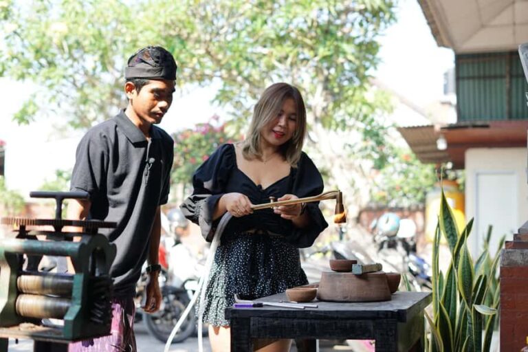 Bali Silver Jewelry Making Class (Stone &Gold Plated Option) - The Workshop Location and Practical Details