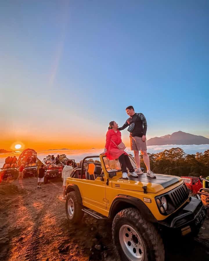 Bali: Sunrise Jeep Mount Batur With Hot Spring Relaxation