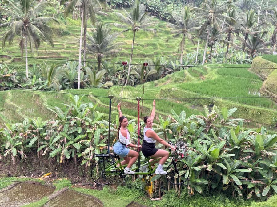 Bali/Ubud: Swing, Zipline & SkyBike Rice Terrace Adventure - The Itinerary Breakdown