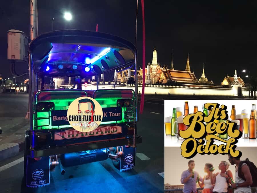 Bangkok: CHOB TUK TUK Local BEER and Food Tasting - The Experience of a Tuk Tuk Ride & Food Tasting