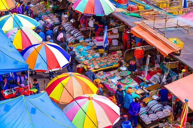 Busan Old Town & Sunset Sky Capsule Tour with Local Food Markets - Unique Transportation Highlights