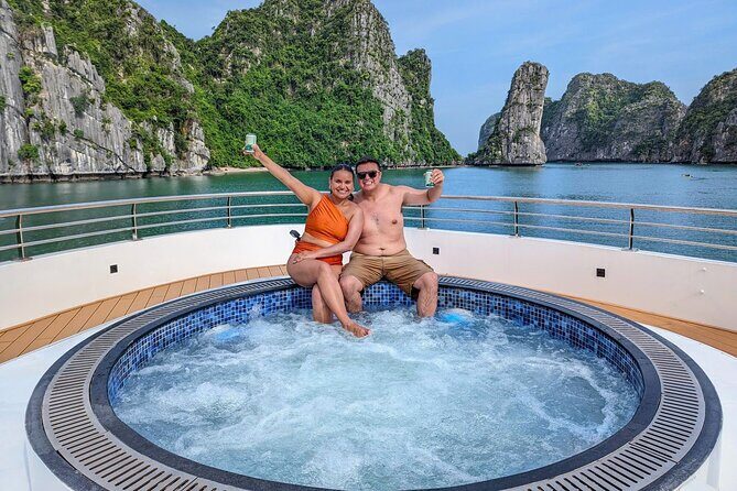Cat Ba: Modern & Luxury 5* Serenity Cruise Discover Lan Ha Bay - Transport & Group Size