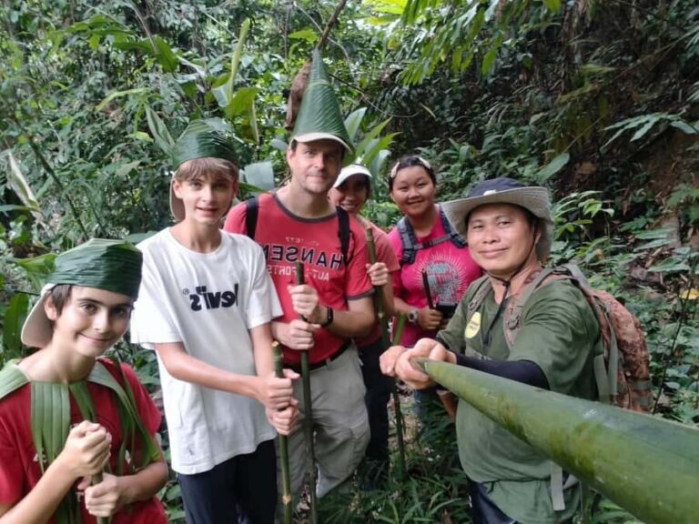 Chiang Rai: Jungle Trek, Waterfall, and Bamboo Raft Tour - The Waterfall and Village Experience