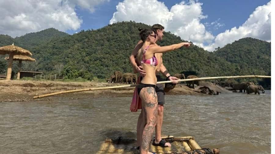 Chiangmai : Sticky waterfalls,Bamboo rafting,Dantewada cafe - The Scenic Bamboo Rafting Experience