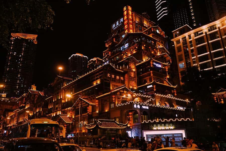 Chongqing Night Tour: Hongyadong, Bridge Views & Riverwalk - Exploring Chongqing’s Night Scene