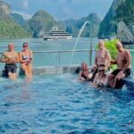 Discover Halong & Lan Ha Bay on a Modern Luxury Day Cruise - Exploring Lan Ha Bay and Its Hidden Gems