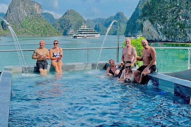 Discover Halong & Lan Ha Bay on a Modern Luxury Day Cruise - Exploring Lan Ha Bay and Its Hidden Gems