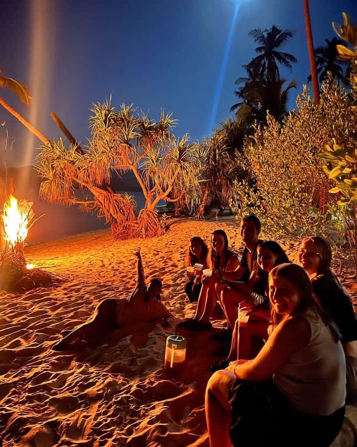 From Coron: 3-Day Castaway Expedition to El Nido - Sunset and Nighttime Campfire Vibes