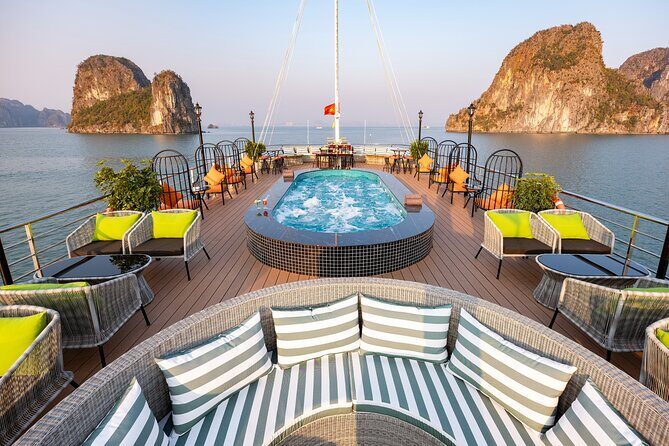 From Hanoi: Halong Bay Luxury Amethyst Day Cruise with buffet - What Travelers Say