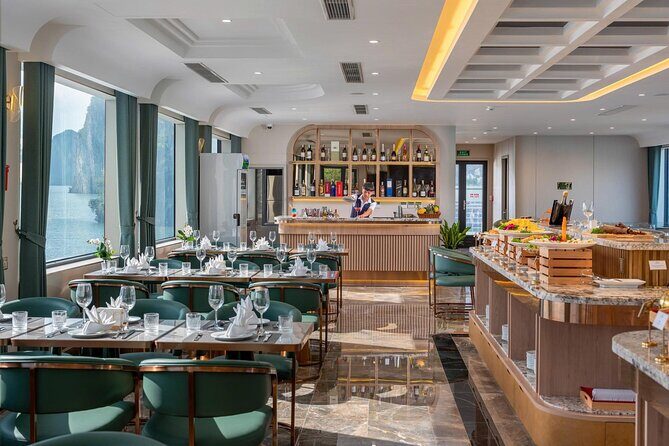 From Hanoi: Leona 5-Star Cruise  Luxury Day Trip to Halong Bay - Welcome at Ha Long International Cruise Port