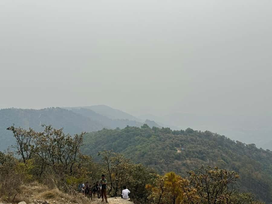 From Kathmandu: Guided Surya Chaur Day Hike w/ Hotel Pickup - Hiking Through Forests with Himalayan Backdrops