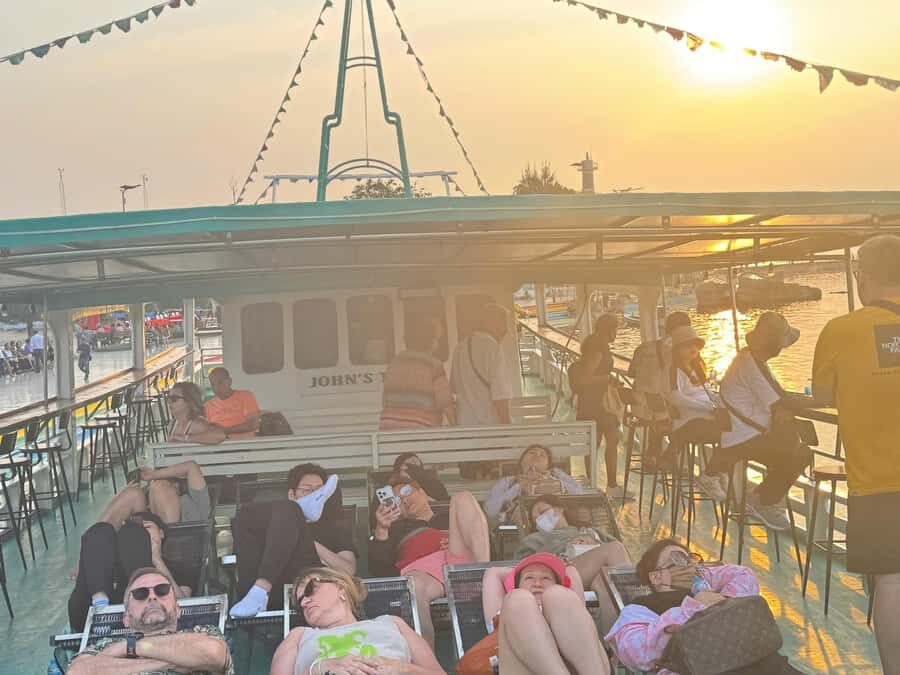 From Phu Quoc: Sunset and Night Squid Fishing - Watching the Sunset from the Water