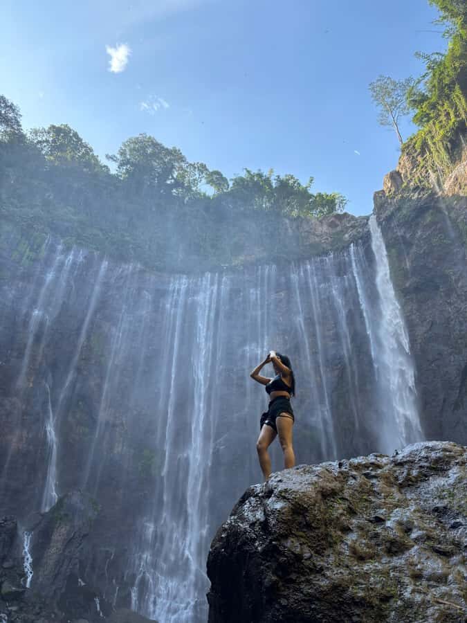 From: Surabaya or Malang: Tumpak sewu-Bromo-Ijen-Bali 4D3N - Day 2: Waterfalls and Volcanoes — Tumpak Sewu and Cemoro Lawang