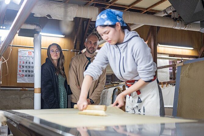 Gilded Washi Tapestry Making and Paper factory tour in Uchiko - The Gilded Washi Tapestry Workshop