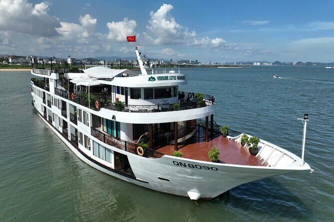 Ha Long Bay 2 Days Tour by 5-Star Verdure Lotus Grandeur Cruise - First Impressions: The Vessel