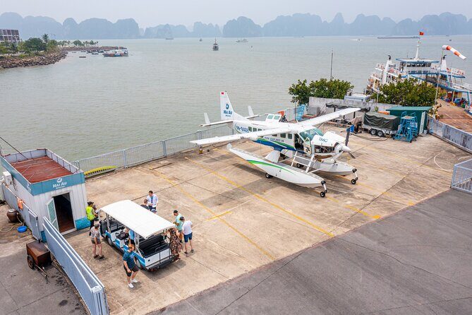 Halong Bay 1 Day Tour: Scenic Sky Seaplane & Luxury Day Cruise - Hang Luon Cave: Kayaking and Rowing Paradise