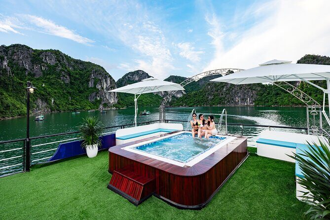 HALONG BEST SELLER -5 Star Day Cruise: Buffet Lunch and Jacuzzi - The Experience: A Deep Dive into the Itinerary