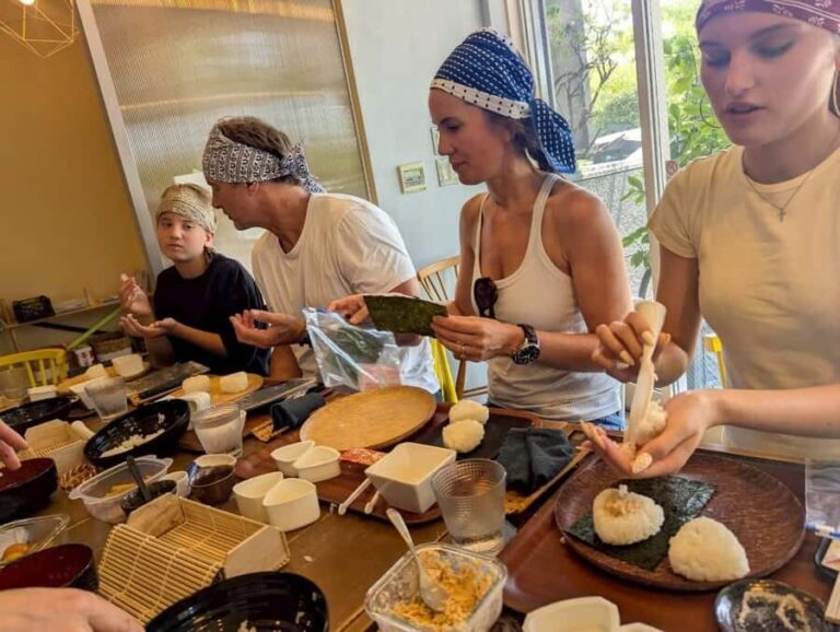 Hiroshima: Onigiri and Miso Soup and Matcha Cooking Class - The Experience Itself: What to Expect