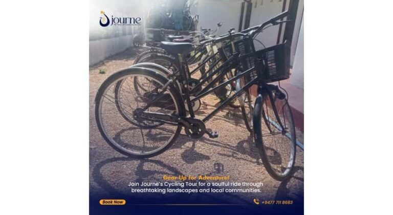 Jaffna: Private City Cycling Experience - What To Expect: Practical Details
