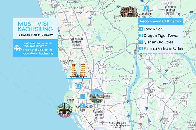 Kaohsiung Private Tour with English-speaking driver - The Reality Behind the Experience