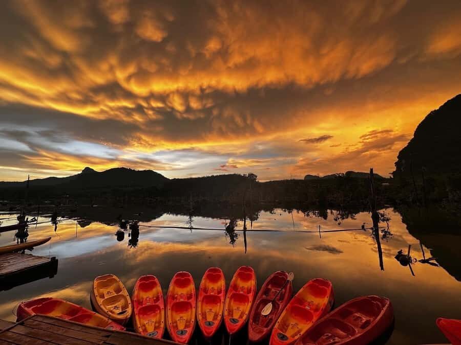 Kayaking at klong root in clude ATV and shooting - ATV Adventure: Speeding Through Krabi’s Countryside